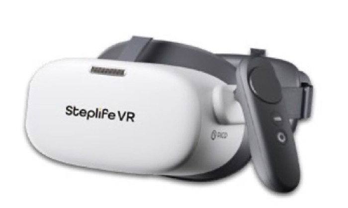Steplife VR headset and controller